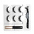 Magnetic Eyelashes Eyeliner Set Glue Free Reusable 3 Pair Magnetic Eyelashes and Eyeliner Kit with Tweezer