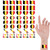 40 Pcs Flag Temporary Tattoo National Flags Tattoo Stickers Waterproof Flags Temporary Tattoo 8 Styles