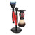 3pcs Shaving Holder Brush Set Manual Lightweight Beard Brush Holder Set with Razor for Men