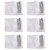 6 Pack Dust Bag for Roborock G10S Q5 S7G10spur Vacuum Cleaner Large Capacity Disposable Dirt Disposal Replacement