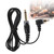 2.25 meters Tattoo Clip Hook Line with Curved Head RCA Plug Tattoo Machine Power Cord
