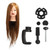 Hairdressing Mannequin Head 85 Percent Real Hair Flexible Multipurpose Hair Styling Head for Salon Use