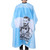 Household Barber Shop Hairdressing Apron Anti Static Gown Cape Blue Texture(160 x 140cm)