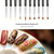 10pcs Professional Nail Art Brushes Pens Acrylic UV Gel Builder Brushes Set for Nail Painting Drawing DIY Nail Tool