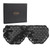 Jadestone Eye Pads Reduce Dark Circles Promote Sleeping Natural Stone Eye Pad for Skin CareBlack