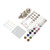 Resin Jewelry Making Kit Easy To Demould Reusable DIY Pendant Make Silicone Molds Kit with Dried Flower Gear for Beginner