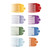 8 Sizes Guide Comb Set Rainbow Color Clipper Spare Parts Haircut Accessories