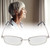 Presbyopic Glasses Unisex Men Women Portable Anti Blue Light Resin Reading Glasses(+250 )