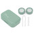 Cute Contact Lens Case Portable Travel Contact Lens Container Holder Box Soak Storage KitGreen