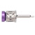 HEX0.9 Dental Implant Screwdriver Stainless Steel Professional Dental Implant Screwdriver Tool for Xive System Purple 0.8in