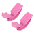 2pcs Slant Board Calf Stretcher Ankle Foot Incline Board for Stretching Tight Calves Plantar Fasciitis Pink