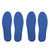 2 Pairs Insoles Ice Silk Breathable Heavy Duty Support Anti Slip Fatigue Relief Foot Pads for Outdoor Travel Work