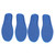 2 Pairs Insoles Ice Silk Breathable Heavy Duty Support Anti Slip Fatigue Relief Foot Pads for Outdoor Travel Work
