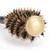 Professional Anti static Round Hair Comb Salon Styling Brush Twill Nylon Broach(45mm)
