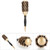 Professional Anti static Round Hair Comb Salon Styling Brush Twill Nylon Broach(45mm)