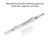 Semi permanent Waterproof Tattoo Marker Pen Microblading Eyebrow Lip Tattoo Positioning Pen 04#