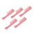 5Pcs Hairdressing Wide Tooth Comb Anti Static Ergonomic Handle Safe Practical Round Edge Hair Styling Comb