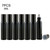7pcs Refillable Perfume Bottle Glass Essential Oil Roller Bottles Portable Lightweight Empty Roll On Bottle for Travel 5ml Black