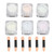 6Pcs Glitter Powder Set Multi Colors Gradient Delicate Nail Art Sequins Shining Flakes