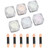 6Pcs Glitter Powder Set Multi Colors Gradient Delicate Nail Art Sequins Shining Flakes
