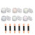 6Pcs Glitter Powder Set Multi Colors Gradient Delicate Nail Art Sequins Shining Flakes