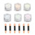 6Pcs Glitter Powder Set Multi Colors Gradient Delicate Nail Art Sequins Shining Flakes