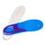 2 Pairs Massaging Insoles Shock Absorption Cushioning Fatigue Relief Shoe Insoles for Men Women Sneakers Blue L(for 43 to 46 EU Size)