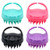 Silicone Scalp Massager Shampoo Brush Hair Scrubber Hair Massage Comb for Women Men