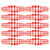 240pcs Matte False Toe Nail Tip Home Salon Women DIY Full Cover Artificial Fake Toe Nail for Nail Artist Matte Red