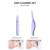 2PCS Earwax Removal Set Earspoon Ear Pick Stainless Steel Earwax Remover Spoon with LED Light