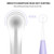 2PCS Earwax Removal Set Earspoon Ear Pick Stainless Steel Earwax Remover Spoon with LED Light