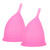 Reusable Leakproof  Menstrual Cup Silicone Period Cup Tampon Pad Alternative Feminine Menstrual Tool Pink2pcs L
