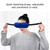 Sleep Eye Mask and Ear Plugs Set Adjustable Straps Eye Cover for Nap Sleeping Travelling