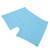 Women Silicone Swim Shorts 4 Corner Waterproof Leakproof Elastic Menstrual Swim Shorts for Summer Blue