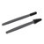 Eyelash Brush Set Soft Elastic Silicone Reusable Washable Dustproof Box Portable Makeup Brush for Home Grey