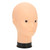 Bald Mannequin Head Makeup Training Practice Hat Wig Display Mannequin Head (Black Base)without Makeup