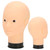 Bald Mannequin Head Makeup Training Practice Hat Wig Display Mannequin Head (Black Base)without Makeup
