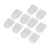 10 Pairs SEBS Big Toe Protector Breathable Blister Pain Relief Reusable Toe Cover SeparaterWhite
