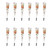 12pcs Quick Coloring Tattoo Paste Waterproof Quick Coloring Semi Permanent Tattoo Paste Cone