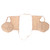 Reusable Cotton Armpit Sweat Guard Bra Underarm Sweat Absorbent Pads Skin Tone