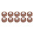 10pcs Cohesive Tattoo Grip Cover Wrap Portable Tattoo Handle Elastic Bandage Tape AccessoriesBrown