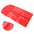Wig Storage Bag Portable Hair Extensions Dustproof Storage Bag with Strong Zipper for Travel DailyRed