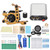 Coil Tattoo Machine Kit Practice Skin Clip Cord Tattoo Transfer Paper Novice Tattoo Tool Set (90‑265V)EU Plug