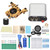 Coil Tattoo Machine Kit Practice Skin Clip Cord Tattoo Transfer Paper Novice Tattoo Tool Set (90‑265V)EU Plug