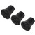 10pcs Rubber Walking Stick Tip Honeycomb Type Sturdy Skidproof Cane Stick Feet 0.7in