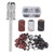 75pcs Nail Sanding Bands Kit Shaft Storage Box 80# 120# 180# Grit for Nail Drill Bits