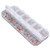 12 Grids Nail Art Metal Stickers Manicure Metallic Art Stickers Charms Decorations for Women Girls