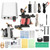 Complete Tattoo Machine Kit Liner Shader Coil Tattoo Machine for Beginners Tattooists Silver