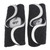2pcs Finger Splint Support Sleeves Reduce Impact Breathable Finger Joint Protection Sleeves for Basketball Sports S(2.2‑2.7in)