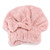24 x 26cm Coral Fleece Quick Fast Dry Hair Wrap Hat Thickening Hair Drying Hat Pink